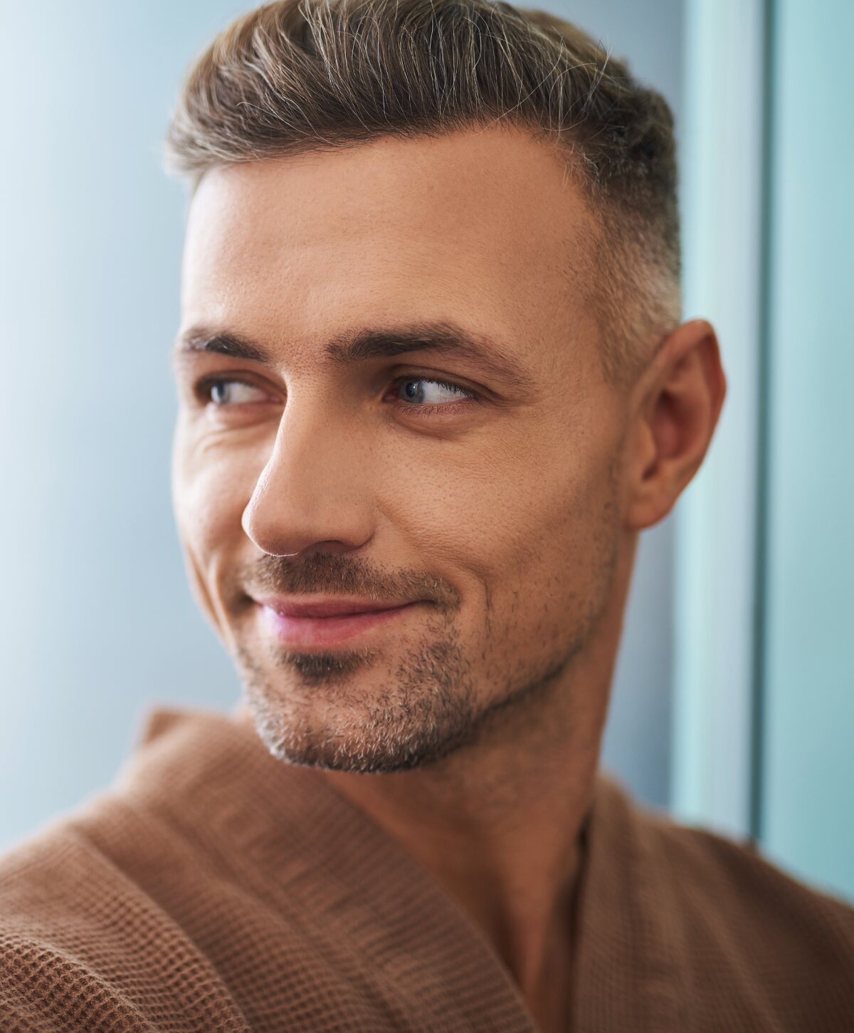 Nashville Otoplasty male patient model smiling